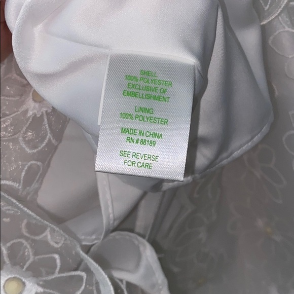 Lilly Pulitzer White Lace Strapless Dress - Picture 8 of 8